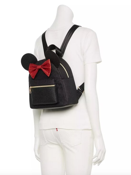 Disney Minnie Mouse 3D Bow and Ears Mini Backpack